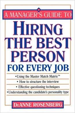 Cover of Hiring the Best Person for Every Job