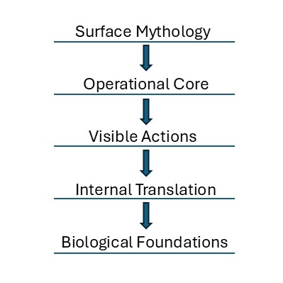 Graphic listing the five layers of leadership discussed in the accompanying article.